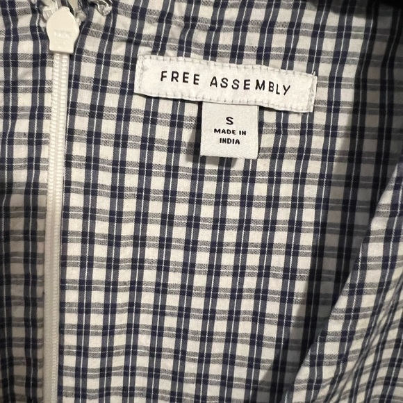 Free Assembly  black & white checkered dress - Picture 3 of 9